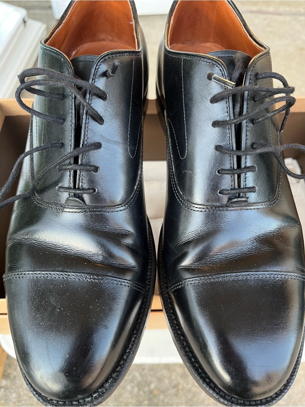 Fairfield Oxford Black French Calf Shoes - Picture 3 of 7